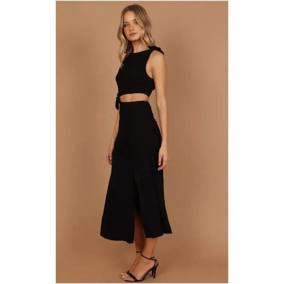 Petal and Pup Womens Alexa Cut Out Dress Black Size Medium - Picture 5 of 9